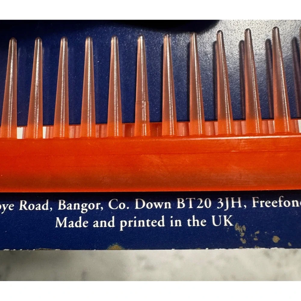 Denman D12 Three-Row Detangle & Tease Styling Comb – Brand New in Packaging
